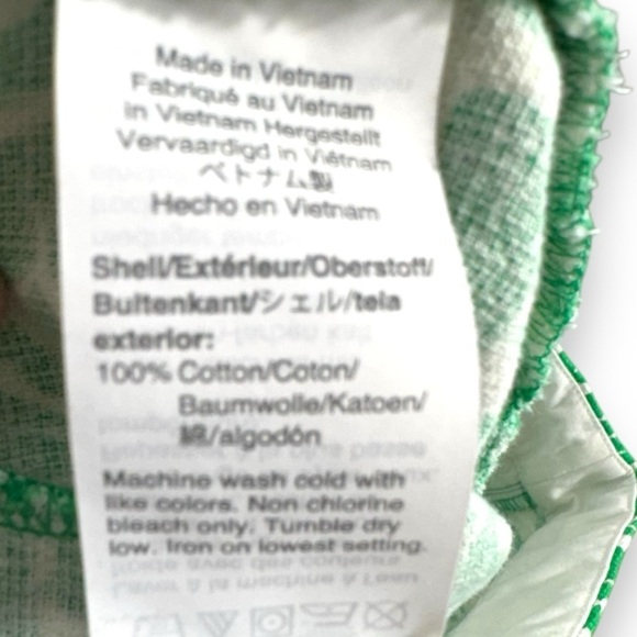 J Crew Factory Printed 5 Inch Basketweave Shorts, Bright Green Floral, Size 6 - Picture 4 of 9